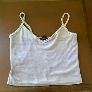 Purple Velvet Forever 21 Tank Top